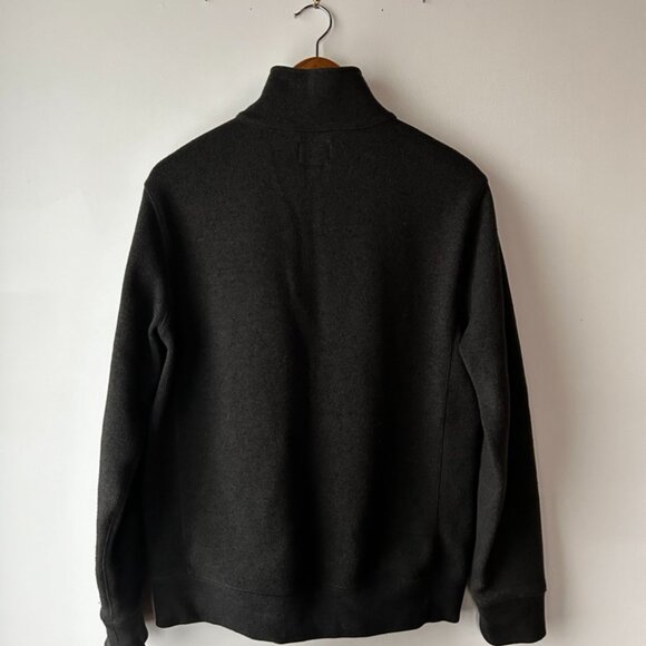 J CREW 1/4 Zip Sweater Grey Size M - Picture 3 of 7